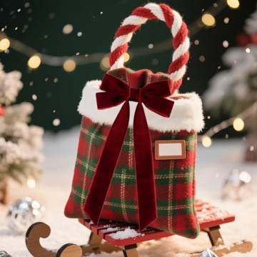 16Pcs Velvet Ribbon Bows for Christmas Tree Decorations