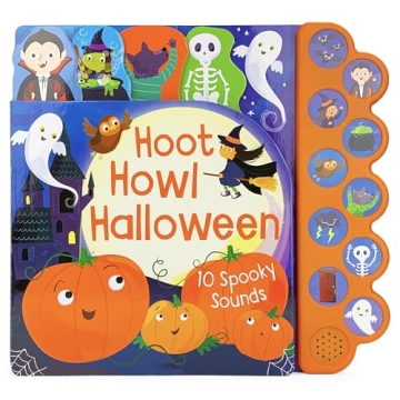 Hoot Howl Halloween 10-Button Sound Book for Little Trick-Or-Treaters (Interactive Children's Sound ...