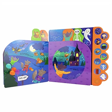 Hoot Howl Halloween 10-Button Sound Book for Little Trick-Or-Treaters (Interactive Children's Sound Book with 10 Spooky Sounds)