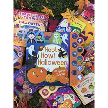 Hoot Howl Halloween 10-Button Sound Book for Little Trick-Or-Treaters (Interactive Children's Sound Book with 10 Spooky Sounds)