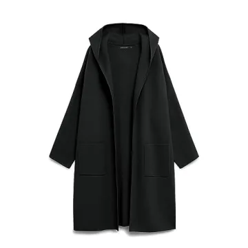 MEROKEETY Soft Long Hooded Cardigan for Women - Cozy Oversized Coatigan