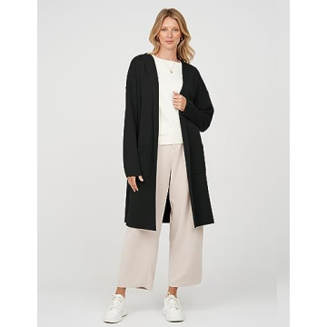 Ultra-Soft MEROKEETY Hooded Cardigan Women's Oversized Coatigan