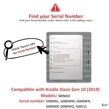 Tacky Design Solid Skin for Kindle Oasis Skin Decal, Minimalistic Skin for Kindle Stickers, Premium Vinyl 3M Full Wrap for Kindle Skin Covers for (Brown, Kindle Oasis (10th Gen, 2019))