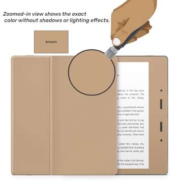 Tacky Design Solid Skin for Kindle Oasis Skin Decal, Minimalistic Skin for Kindle Stickers, Premium Vinyl 3M Full Wrap for Kindle Skin Covers for (Brown, Kindle Oasis (10th Gen, 2019))