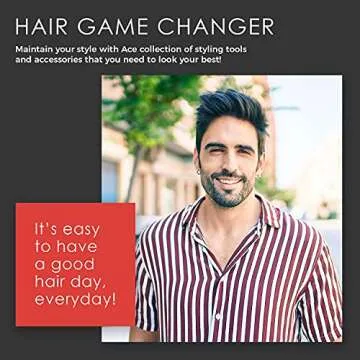 GOODY Ace Hair Dressing Comb - Versatile for All Hair Types