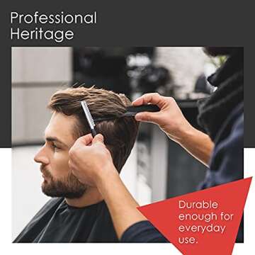 GOODY Ace Hair Dressing Comb - 7.5 Inch, Black - Great for All Hair Types - Fine Comb Teeth for Thin to Medium Hair