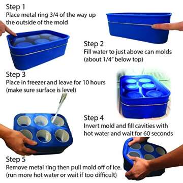 Trinken Mold: Ultimate Ice Beer Tray for Cool Drinks