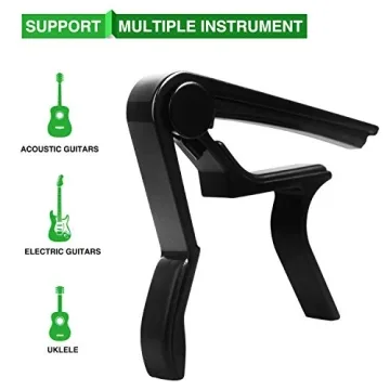 Guitar Capo for Acoustic & Electric Guitars - Black