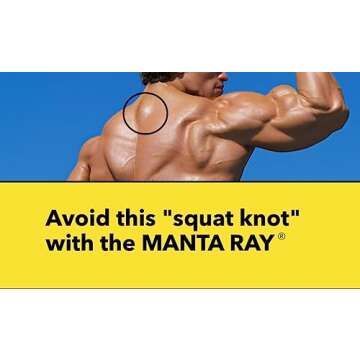 Original Manta Ray Squat Load Distribution Device - Comfort & Safety