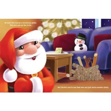 Santa Clues Children's Touch and Feel Holiday Storybook