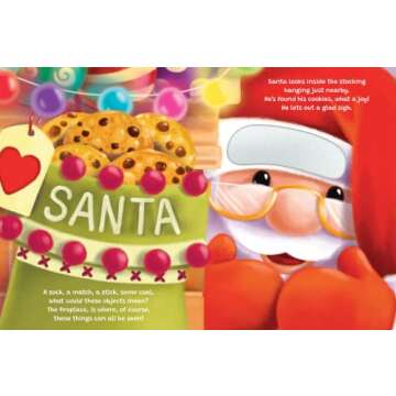Santa Clues Children's Touch and Feel Holiday Storybook