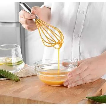 11Pcs Silicone Cooking Utensils Set - Heat Resistant Kitchen Tools, Spatula, Turner, Tongs, Spoon, Whisk, BPA Free, Dishwasher Safe, Nonstick Cookware Utensils (Yellow)