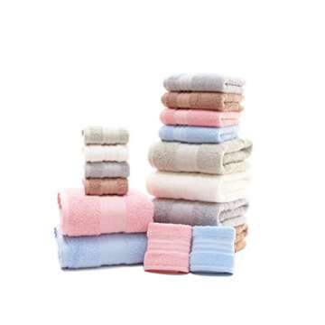 Leisofter Ultra Thick, Soft & Absorbent Cotton Hand Towels for Bathroom(Pink, 2-Pack, 14" x 29") - Multipurpose Towels for Bath, Gym and Spa with Hanging Loop