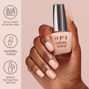 OPI Infinite Shine Funny Bunny | Sheer Soft White Crème Long Wear Gel Like Nail Polish | Vegan, Lon...
