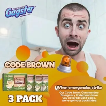 Gagster Emergency Underpants in A Can - Hilarious Gag Gift