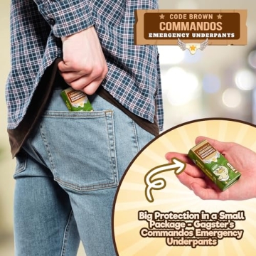 Gagster Emergency Underpants in A Can - Hilarious Gag Gift