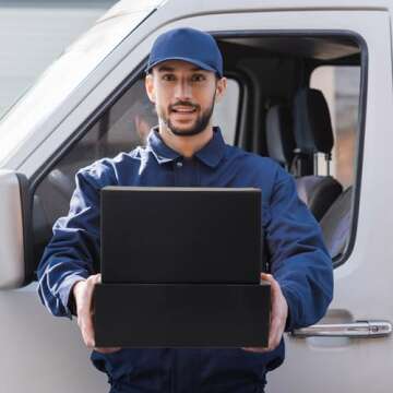 Small Shipping Boxes 8x8x4 Inches, 30 Pack Black Corrugated Cardboard Boxes, Mailer Boxes for Small Business Packaging Mailing