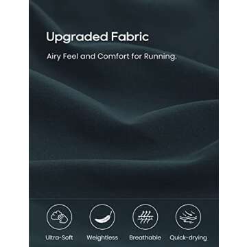 CRZ YOGA Womens High Waisted Running Shorts Mesh Liner 3'' Dolphin Quick Dry for Athletic Gym Track Workout with Zip Pocket Melanite Medium