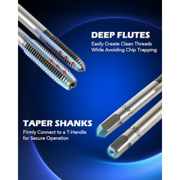 Orion Motor Tech 80pc SAE Metric Tap & Die Set