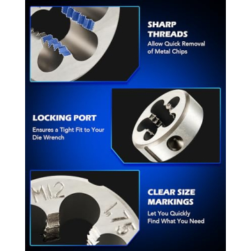 Orion Motor Tech 80pc SAE Metric Tap & Die Set