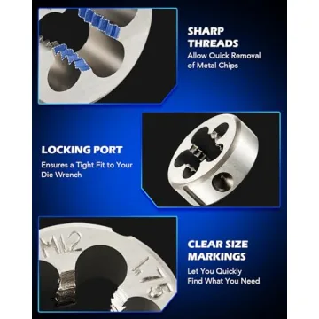 Orion Motor Tech 80pc SAE Metric Tap & Die Set