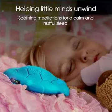 Zenimal Kids Meditation Audio Player - Patented Screen-Free Mindfulness Device with 9 Audio Meditations and 60 Minutes of Soothing Sounds and Music, Teal