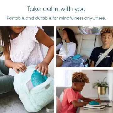 Zenimal Kids Meditation Audio Player - Patented Screen-Free Mindfulness Device with 9 Audio Meditations and 60 Minutes of Soothing Sounds and Music, Teal