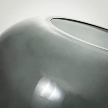 Sullivans Smoked Glass Vase for Modern Home Decor