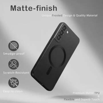 Amzfield Magnetic Case for Samsung Galaxy S22 - Durable & Stylish