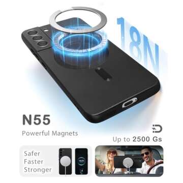 Amzfield Magnetic Case for Samsung Galaxy S22 - Durable & Stylish
