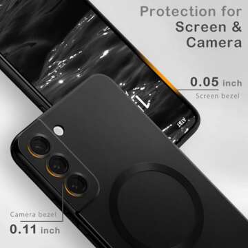Amzfield Magnetic Case for Samsung Galaxy S22 - Durable & Stylish