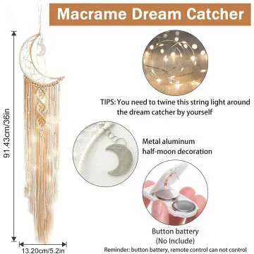 Teen Girls Boho Decor: Photo Display & Dream Catchers