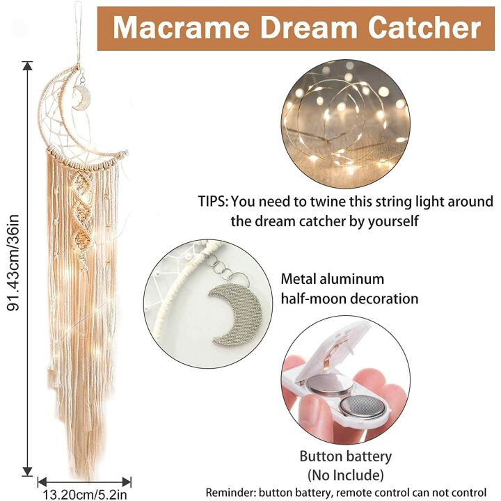 Teen Girls Boho Decor: Photo Display & Dream Catchers