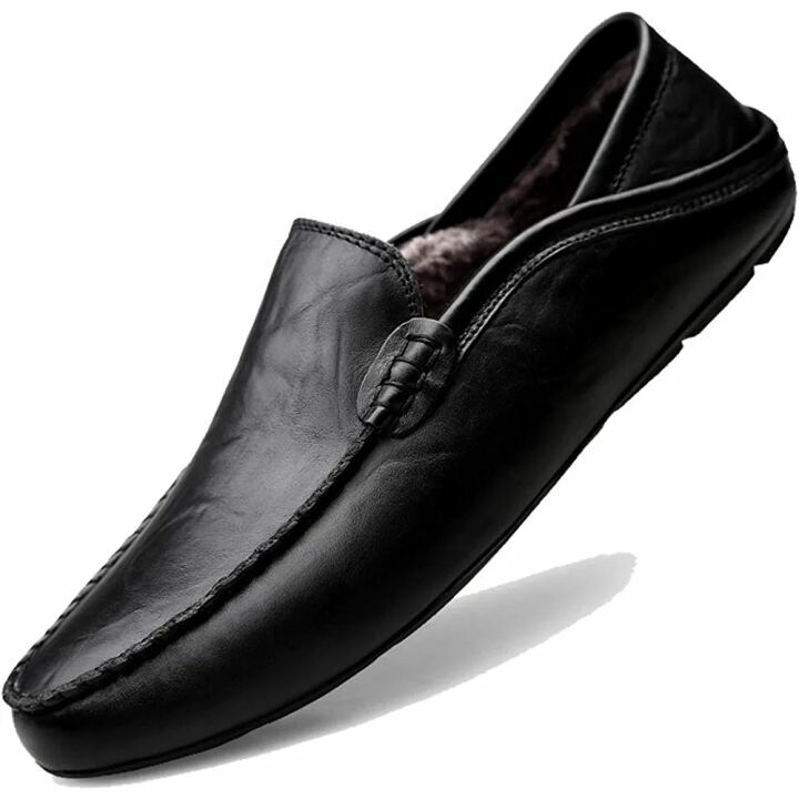 MCICI Men’s Premium Leather Loafers - Stylish Comfort
