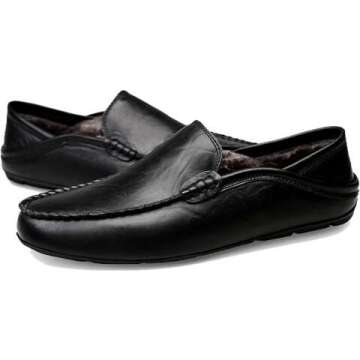 MCICI Men’s Premium Leather Loafers - Stylish Comfort