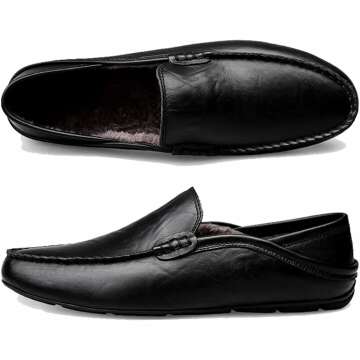 MCICI Men’s Premium Leather Loafers - Stylish Comfort