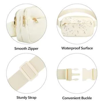 Frenou Unisex Fashion Fanny Bag For Travel & Hiking