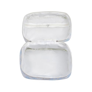 Chic RSRSLEII Quilted Makeup Bag for Travel and Home