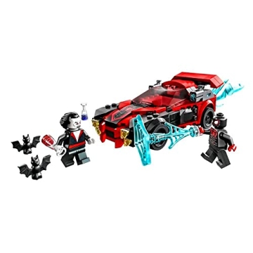 LEGO Marvel Spider-Man Miles Morales vs Morbius Race Car Set