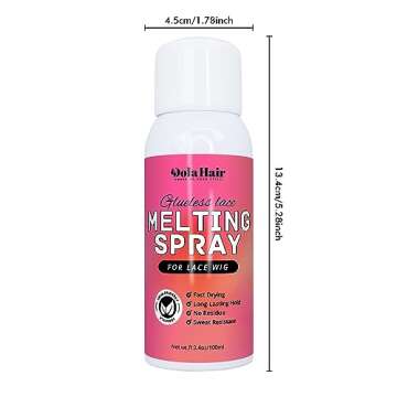 Dolahair Lace Glue Kit - Complete Set with Lace Tint Mousse, Wig Installation & Melting Spray(Medium...