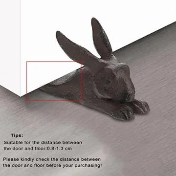 Sumnacon Heavy Duty Cute Rabbit Door Stopper