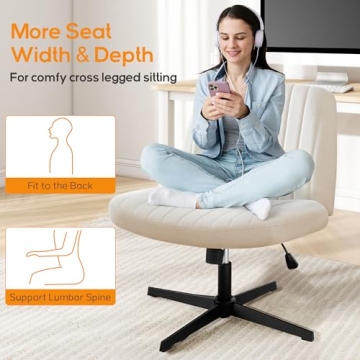 DUMOS Criss Cross Chair for Ergonomic Comfort and Style