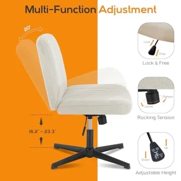 DUMOS Criss Cross Chair for Ergonomic Comfort and Style