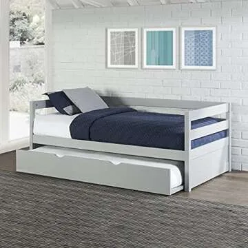 Hillsdale Furniture Caspian, Gray Daybed with Trundle,