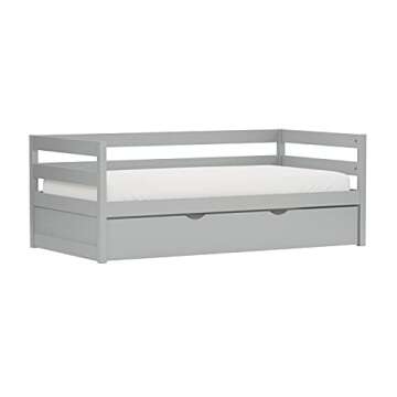 Hillsdale Furniture Caspian, Gray Daybed with Trundle,