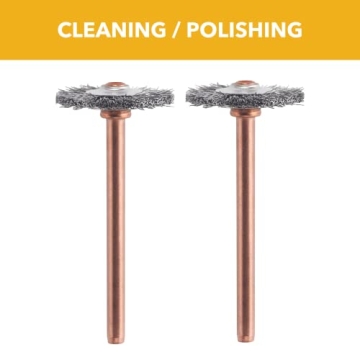 Dremel 530-02 Stainless Steel Brushes for Polishing