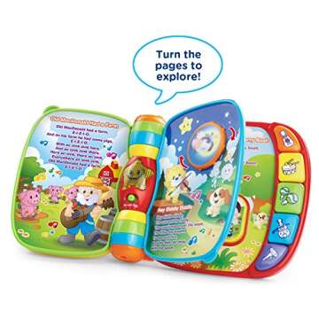 VTech Musical Rhymes Book - Interactive Nursery Rhyme Exploration