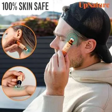 UpNature Head Ease Oil Roll-On for Headache Relief