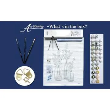 Art Knitting Paint by Number Kit for All Ages