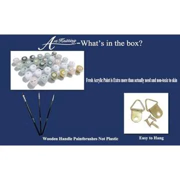 Art Knitting Paint by Number Kit for All Ages